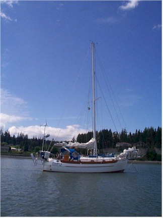 Jenny P anchored at Camano Island