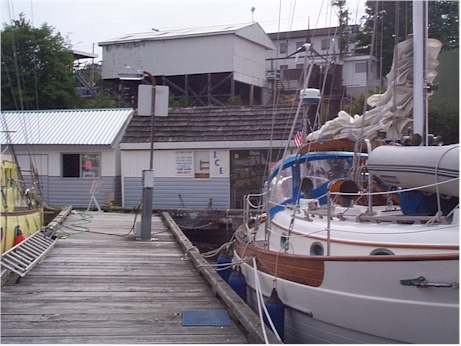 Jenny P moored in Powell River, B.C.