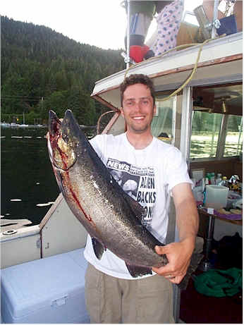 Check out that King (salmon, that is)!