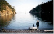 Ashore in Snoring Bay, Sucia Island